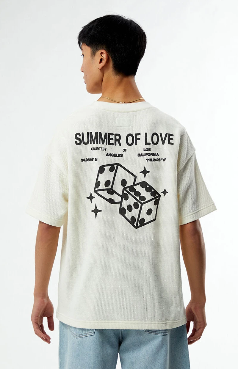 PS Basics Summer of Love Dice Waffle Knit T-Shirt