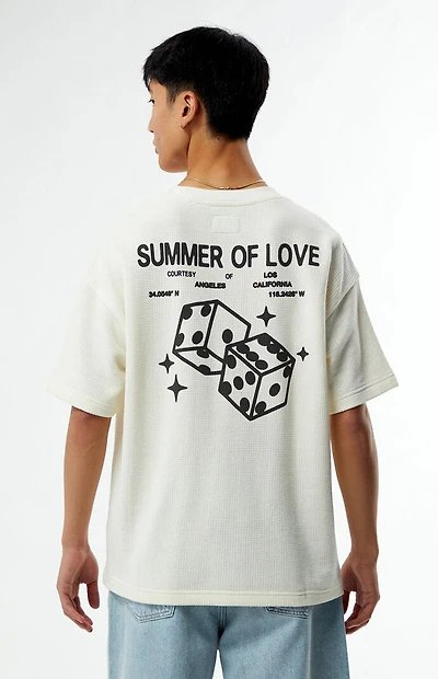 Pacsun Summer of Love Dice Waffle Knit T-Shirt