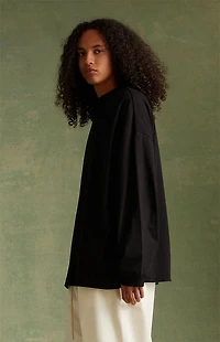 Fear of God ESSENTIALS Jet Black Long Sleeve T-Shirt