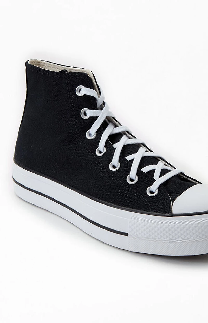 Converse Women's Black Chuck Taylor All Star High Top Platform Sneakers