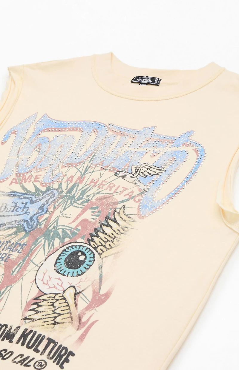Von Dutch Sketch Cut-Off Muscle T-Shirt