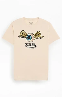 Von Dutch Off White Eyeball Classic T-Shirt