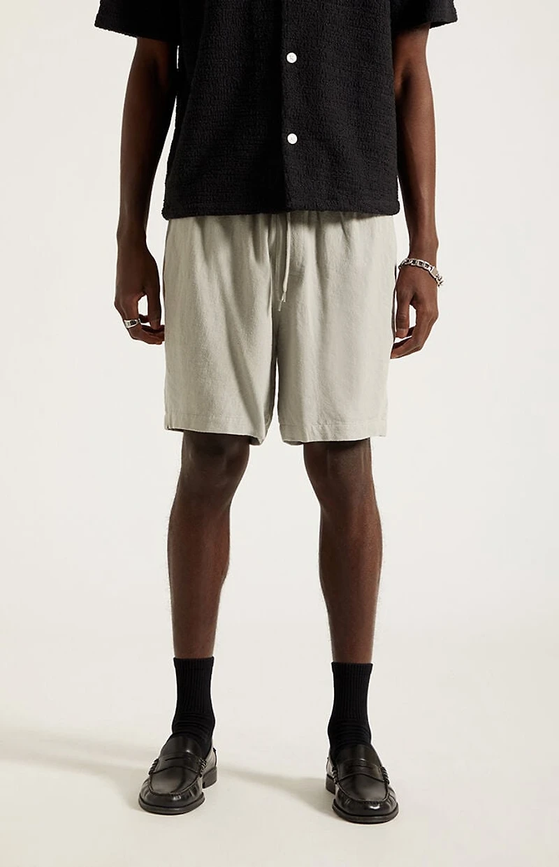 Pacsun Gray Linen Shorts