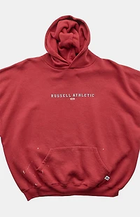 PS VINTAGE 2000s Red Russell Athletics Hoodie