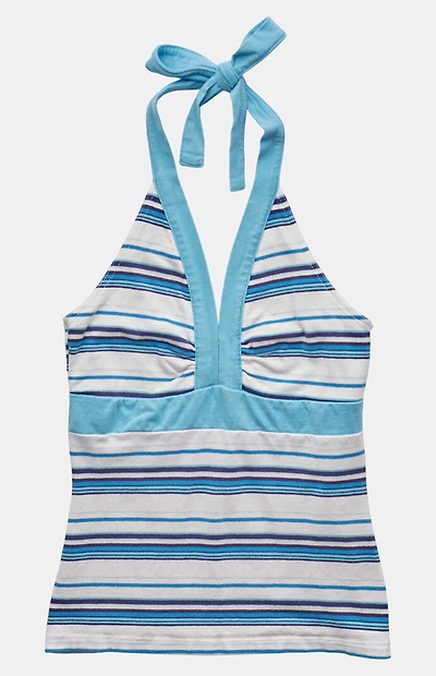 PS VINTAGE 2000s Striped Halter Top