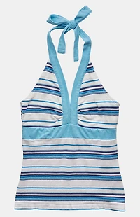 PS VINTAGE 2000s Striped Halter Top