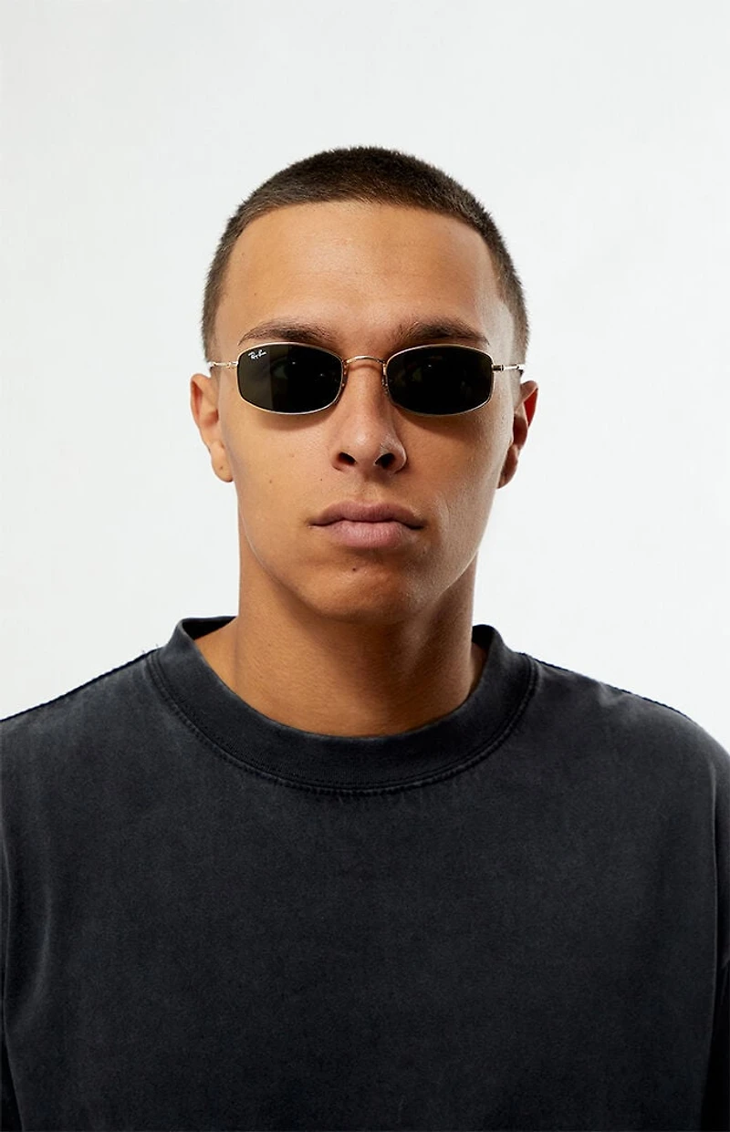 Ray-Ban Gold Metal Wired Icon Sunglasses