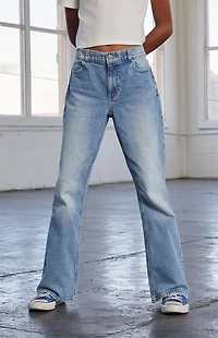 Pacsun Kids Stretch Flare Jeans Medium Blue