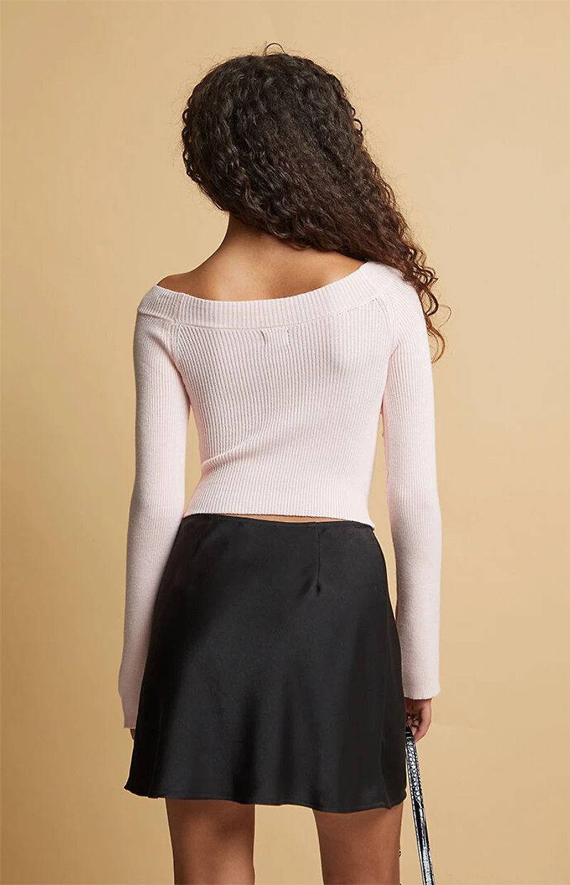 Beverly and Beck Hallie Off-The-Shoulder Sweater
