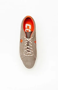 Converse Green One Star Pro Suede Shoes