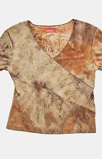 PS VINTAGE 2000s Y2K V-Neck Top