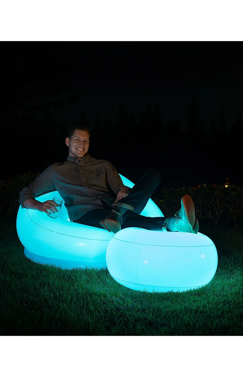 PoolCandy Air Candy Illuminated Color Changing LED Chair