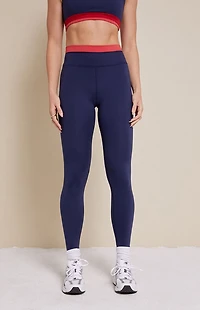 PAC 1980 WHISPER Active Navy Whitney Yoga Pants