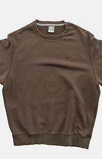 PS VINTAGE Brown 2000s Nike Crew Neck Sweatshirt