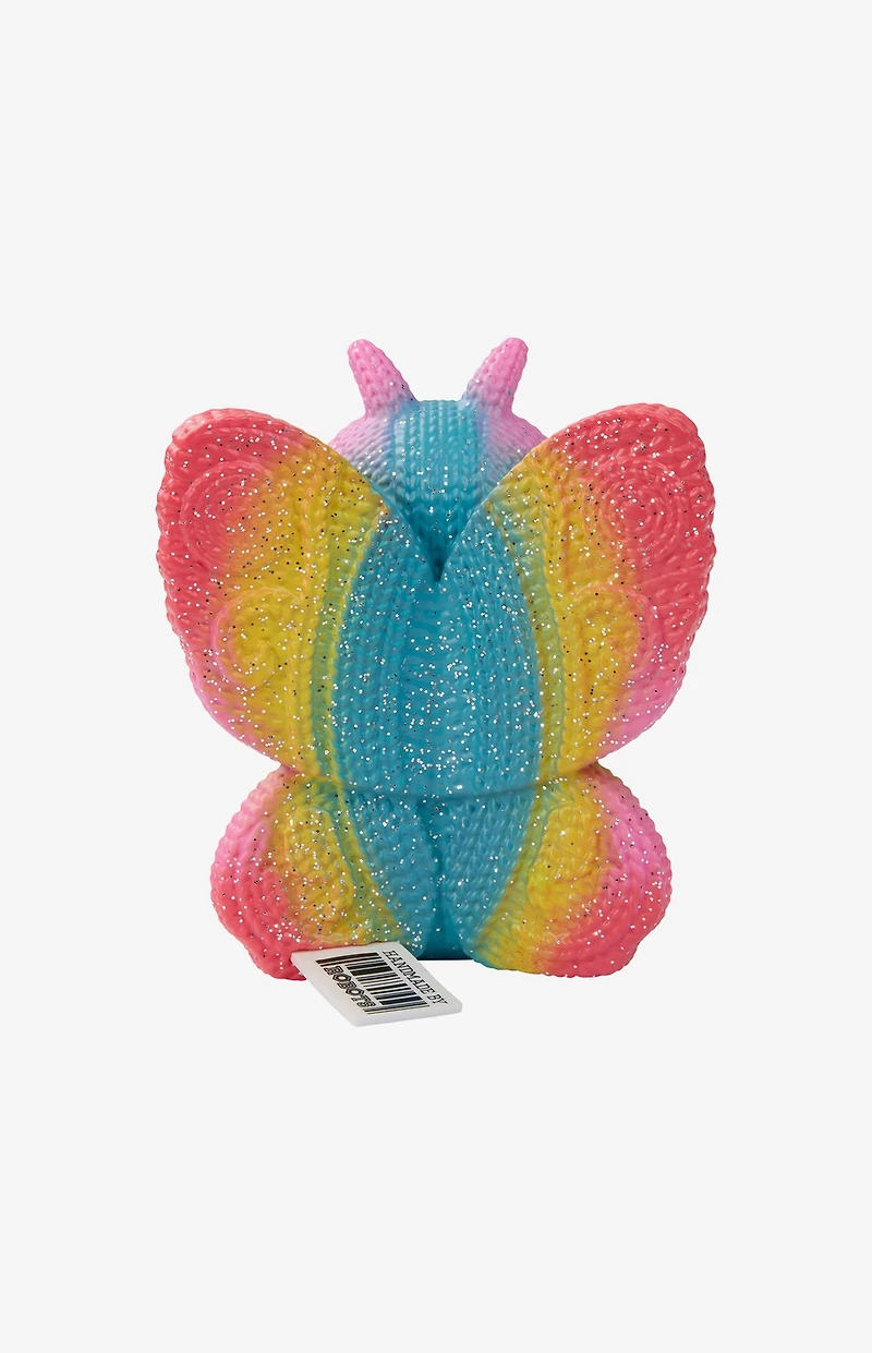 Godzilla Mothra 343 (Sofubi Spray Glitter) Knit Series Vinyl Figure