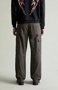 Pacsun Dylan Baggy Cargo Pants Ripstop Faded Black