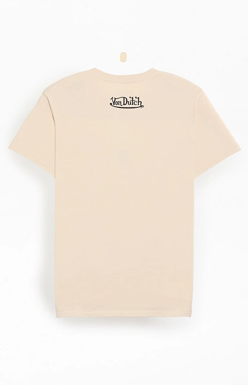 Von Dutch Off White Eyeball Classic T-Shirt