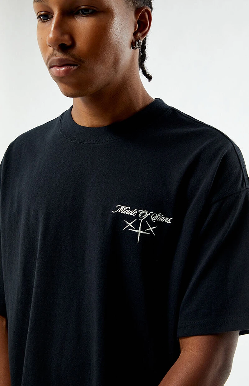 Pacsun Stars Embroidered T-Shirt