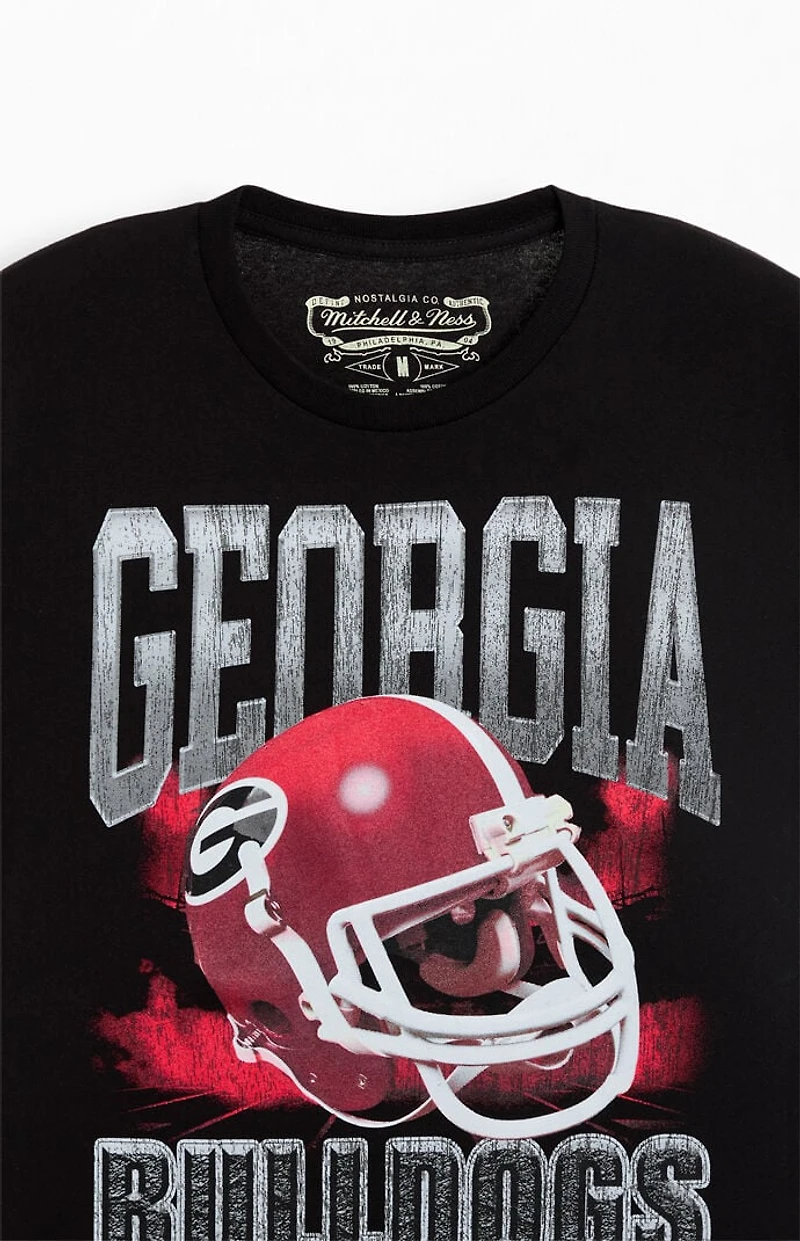 Mitchell & Ness Georgia Bulldogs Helmet T-Shirt