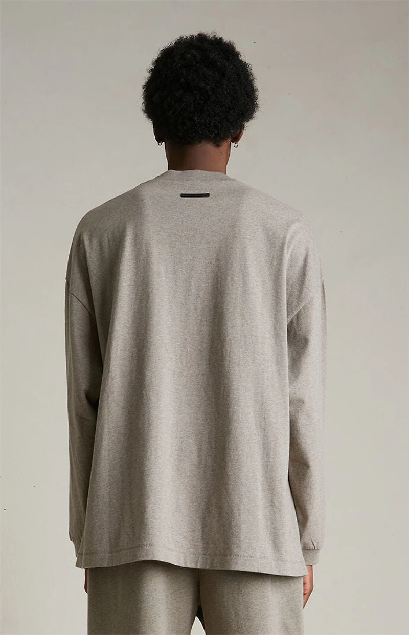 Fear of God ESSENTIALS Heather Grey University Long Sleeve T-Shirt