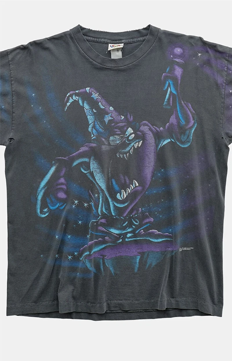 PS VINTAGE 90s Taz Wizard Graphic T-Shirt