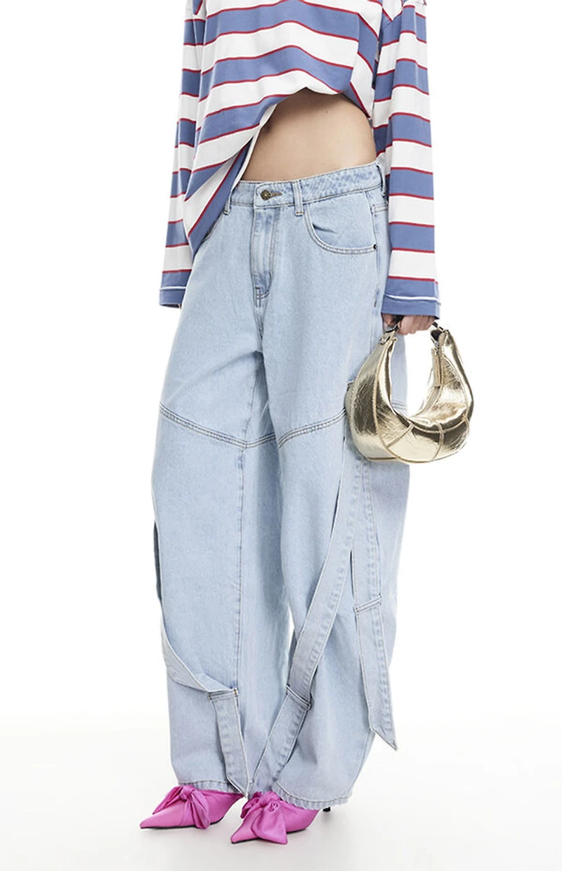 LIONESS Offshore Low Rise Baggy Jeans