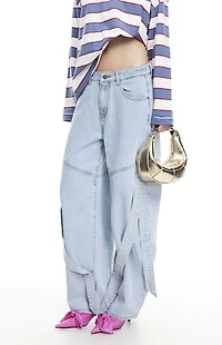 LIONESS Offshore Low Rise Baggy Jeans