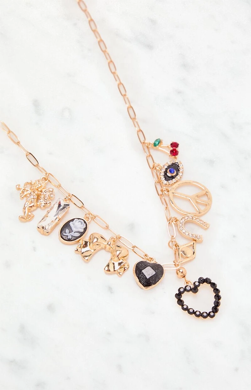 LA Hearts Ella Charm Necklace