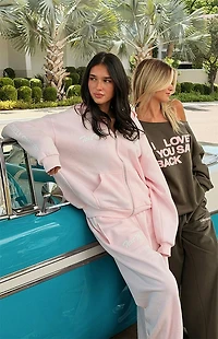 Lonely GHOST Text Me When You Get Zip Up Hoodie
