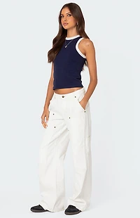 Edikted Tammy Contrast Tank Top