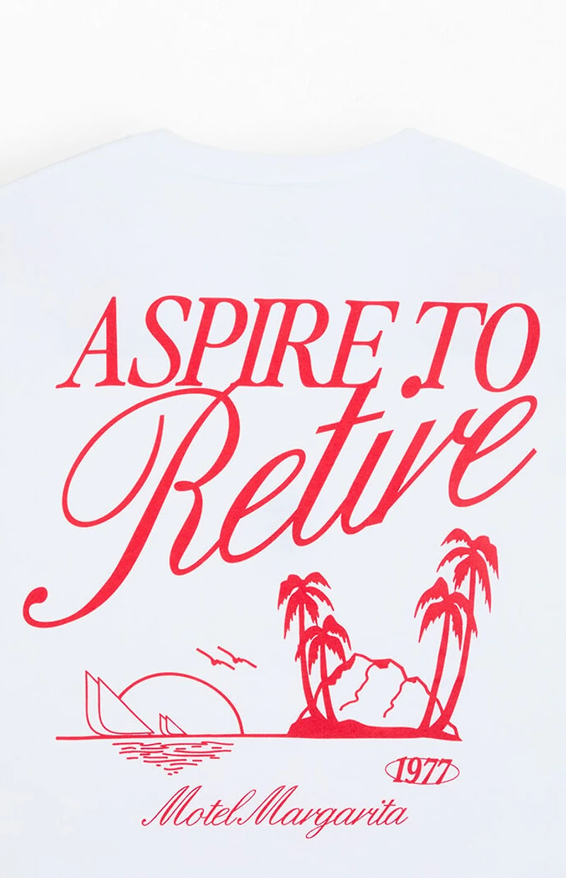 Motel Margarita Aspire to Retire Beach T-Shirt