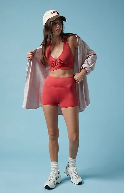 PAC 1980 WHISPER Active Dolphin Hem Biker Shorts