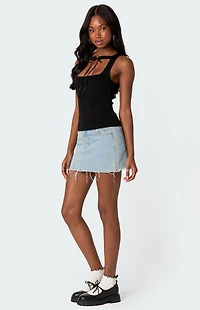 Edikted Isabetta Tie Front Top