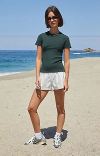 John Galt Green Hailie Basic T-Shirt