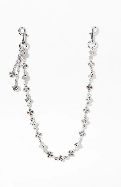 Pacsun Roll The Dice Wallet Chain