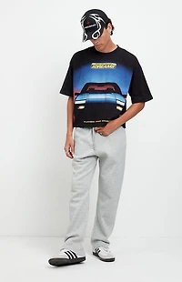 Pacsun Gray Johnny Fleece Straight Sweatpants