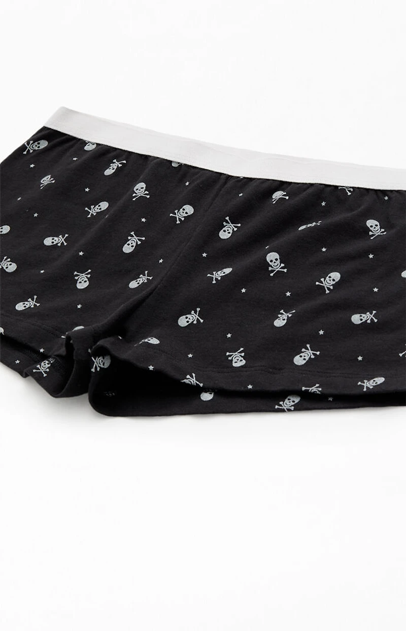 John Galt Skull & Bones Boyshorts