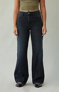 Pacsun Madison High Waisted Girlfriend Jeans Black
