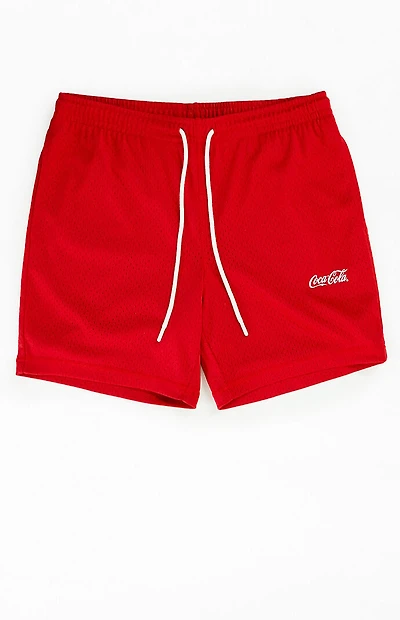Coca Cola By Pacsun Logo Mesh Shorts