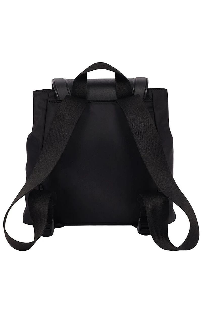 Crocs Black Mini Fashion Eva Flap Backpack
