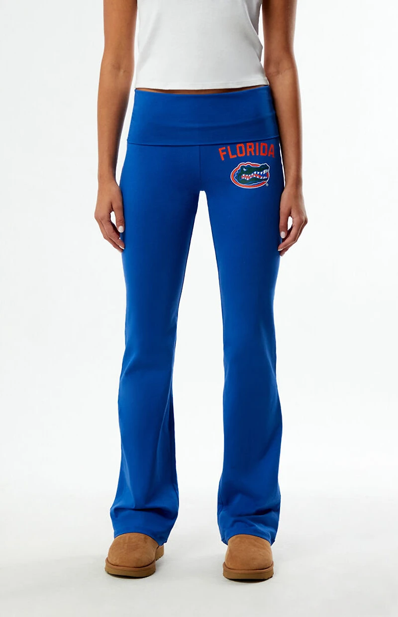 HYPE & VICE Florida Gators Fold-Over Yoga Pants