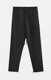Fear of God ESSENTIALS Vintage Black Active Trace Baggy Track Pants