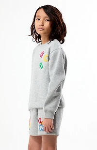 Pacsun Kids Moon Patch Baggy Sweat Shorts