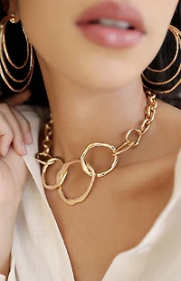Ettika Interlocking Chain Necklace