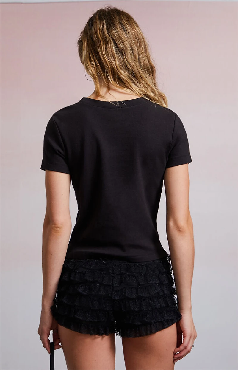 Third Charm Butterfly Patch Skimmer T-Shirt