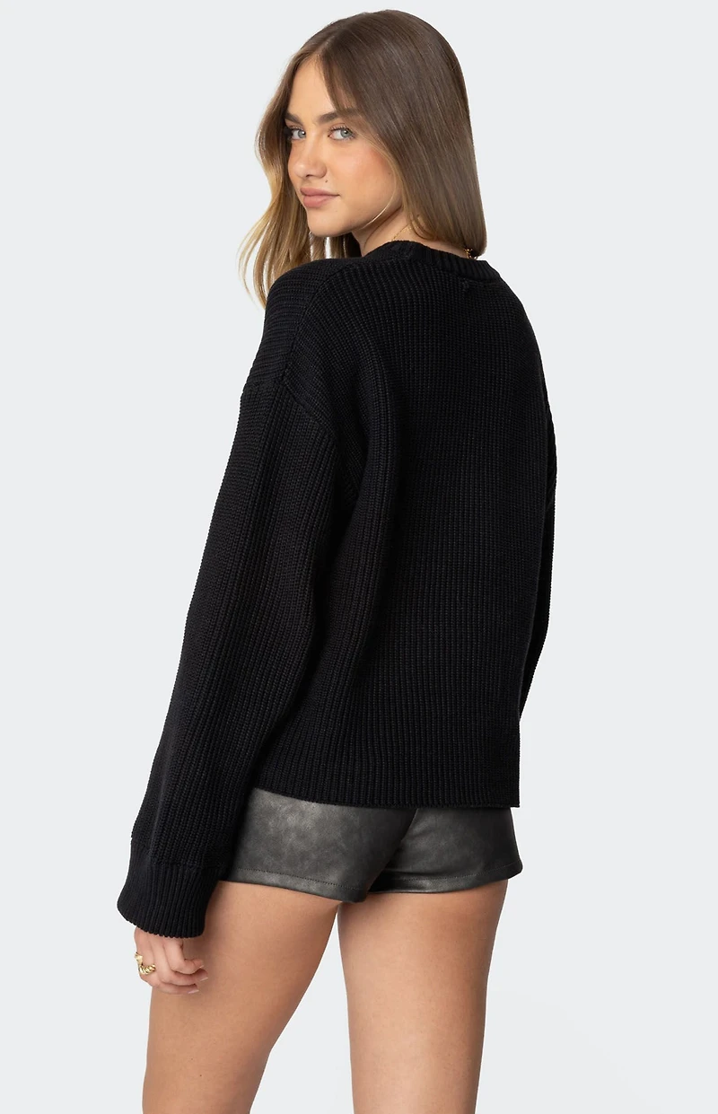Edikted Marleen Oversized Knit Sweater