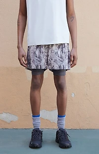 A.R.C. Active Tree Camo Mesh Running Shorts