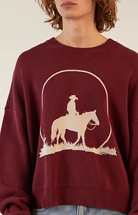 Pacsun Moonlight Cropped Boxy Sweater