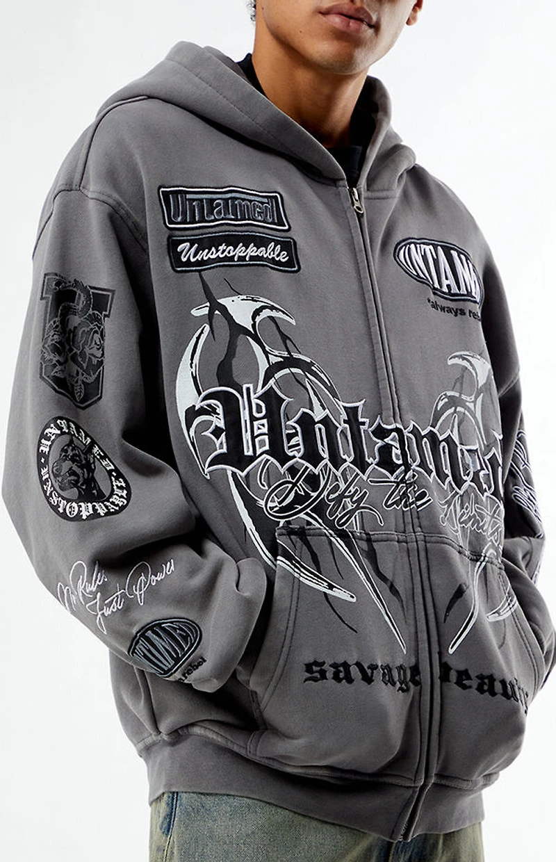 Pacsun Untamed Full Zip Hoodie