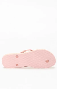 Havaianas Women's Pink Slim Flip Flop Sandals